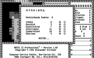 Meister der Dimensionen (Die) atari screenshot